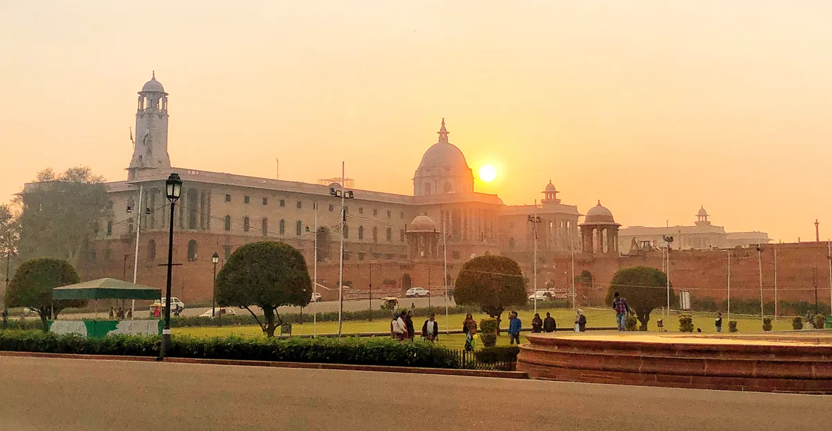 Heritage architecture at sunset, a gateway from India to studying overseas